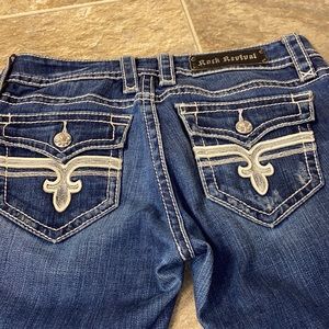 Beautiful Rock Revival boot cut jeans. Size 29 length 32.